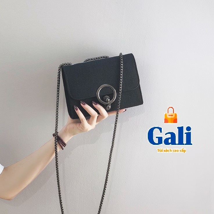 Túi đeo chéo nữ thời trang, đeo vai, khóa tròn cao cấp đi chơi, sang chảnh GL70