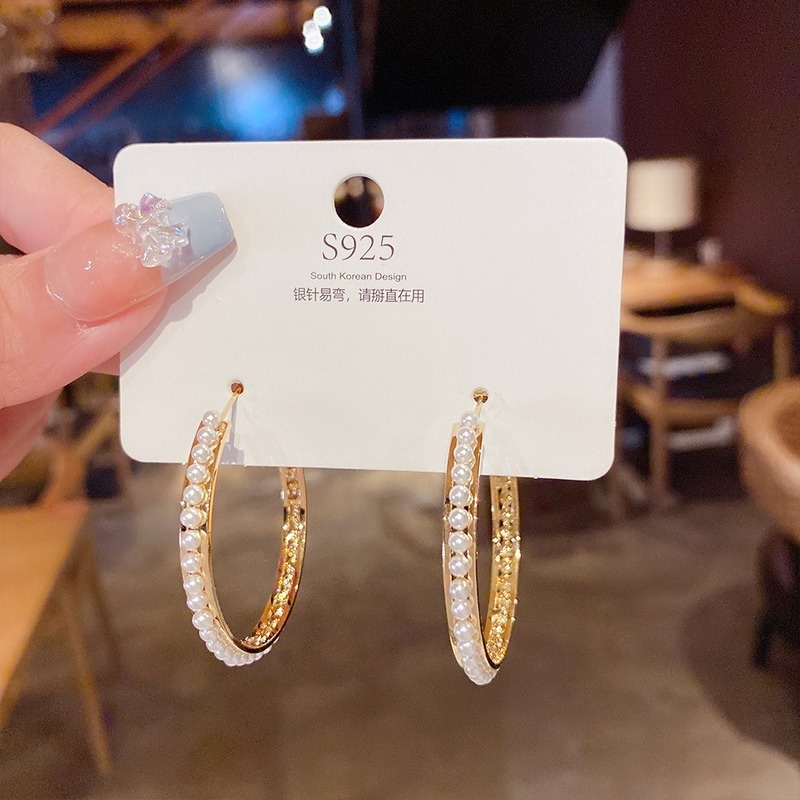 Khuyên Tai Nữ Hình Tròn Lớn Thời Trang