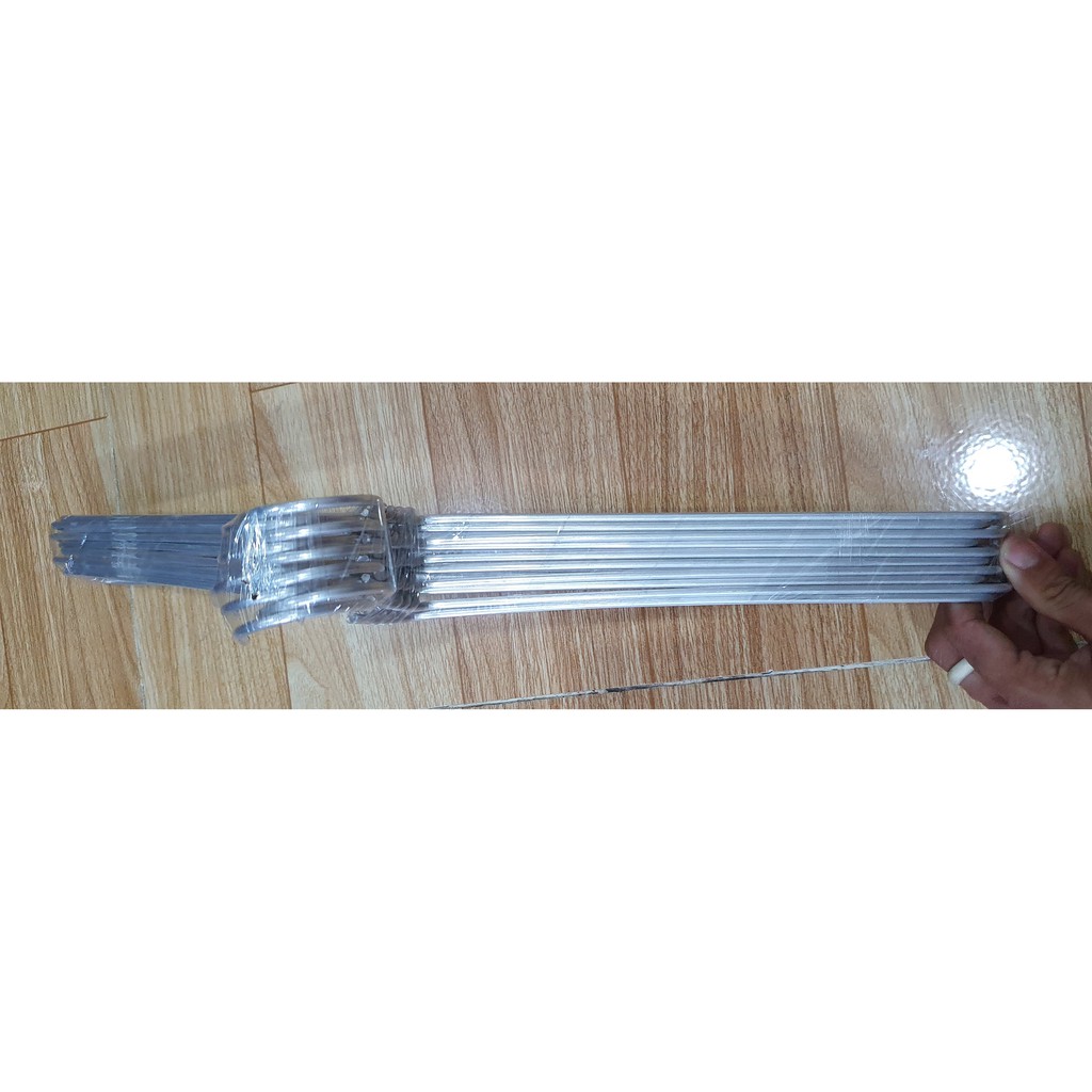 Móc Nhôm cao cấp phơi quần áo Người Lớn - Lóc 10 cái
