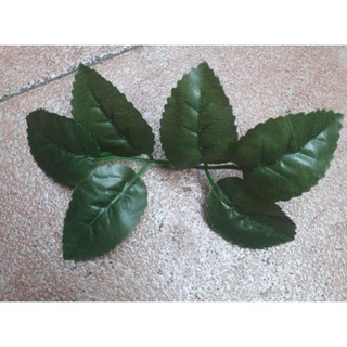 Lá hoa hồng lụa, 6 cánh (100gr)