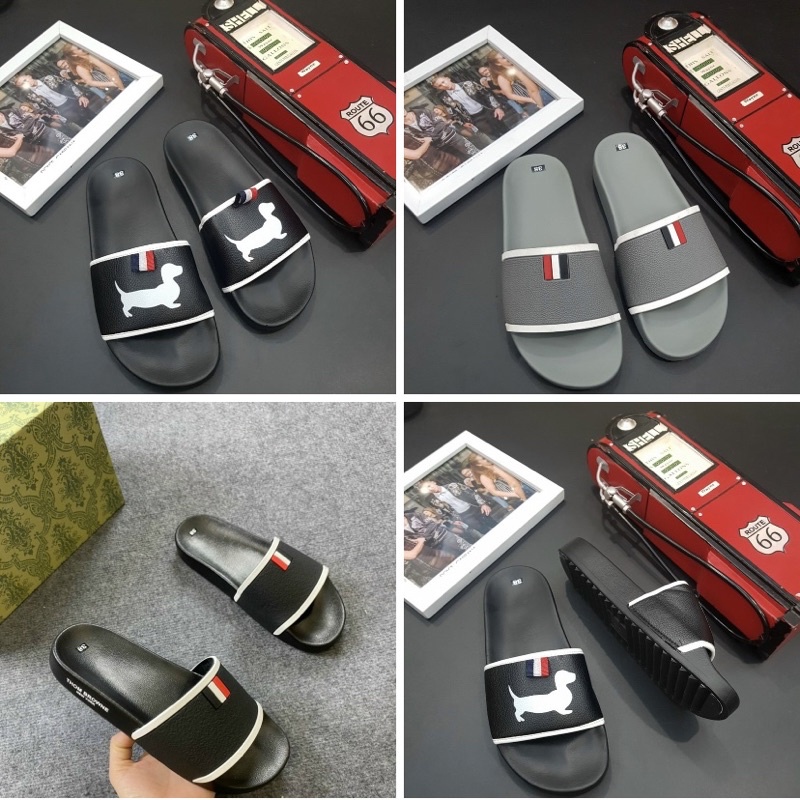 Dép quai ngang thời trang có hoạ tiết trẻ trung, Dép mùa hè phong cách giới trẻ btshop từ 38 đến 42