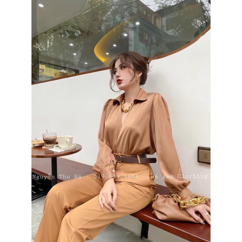 ÁO SƠ MI NỮ DÀI TAY MÀU ĐEN, NHIỀU MÀU PHONG CÁCH HÀN QUỐC CHO CÔ NÀNG CÔNG SỞ