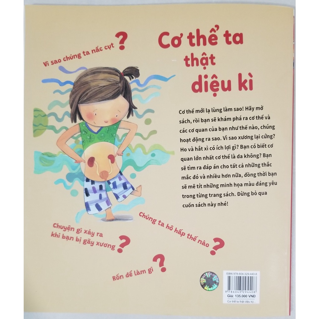 Sách- Tớ Muốn Biết Tuốt !- Cơ Thể Ta Thật Diệu Kì (44 sự thật bất ngờ về cơ thể người)