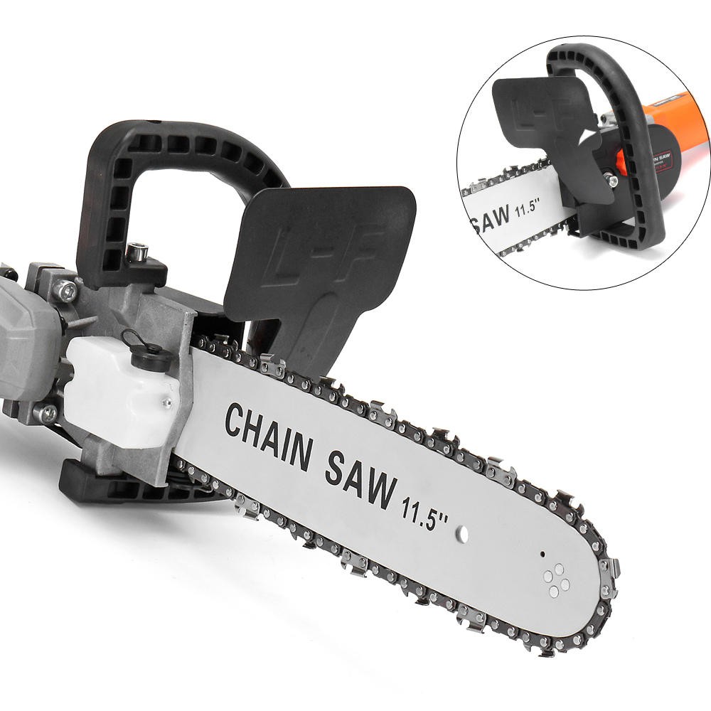 BỘ LƯỠI CƯA XÍCH CHAIN SAW - LƯỠI CƯA XÍCH GẮN MÁY MÀI - TRA DẦU TỰ ĐỘNG - CHẮN BẢO VỆ BẰNG SẮT