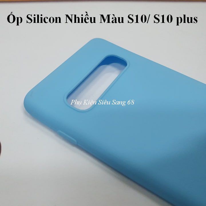 S10/ S10plus| Ốp Silicon Nhiều màu sắc dành cho Samsung S10/ S10 plus