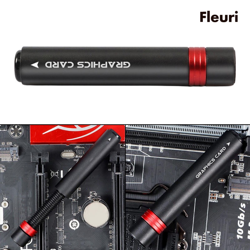 [Fleurir] Giá Đỡ Card Đồ Họa GPU Hỗ Trợ Thẻ Video Màu Đen Có Thể Thu Gọn