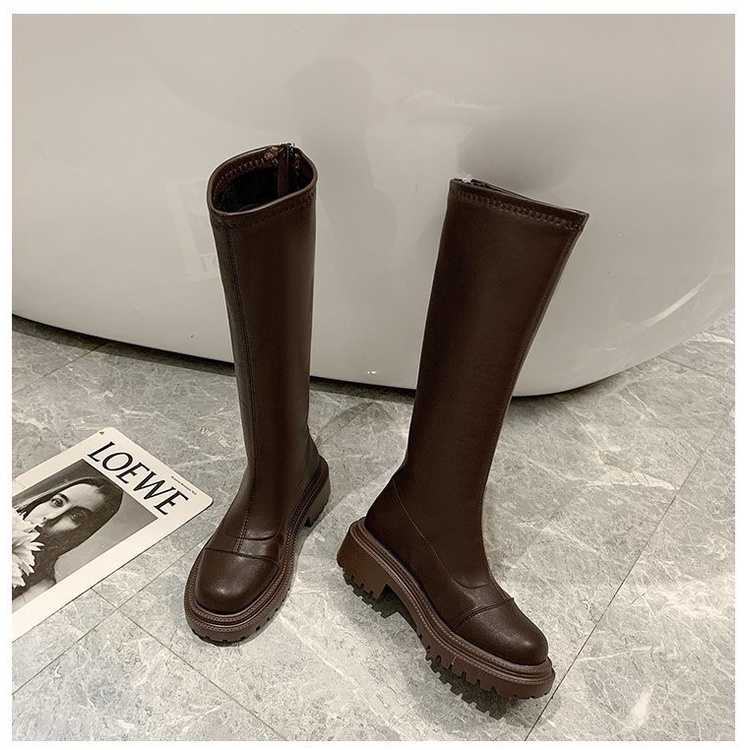 BOOT ĐÙI GỐI KHÓA  SAU ĐẾ ĐINH HÀNG LOẠI 1  FULL BOX QUẢNG CHÂU