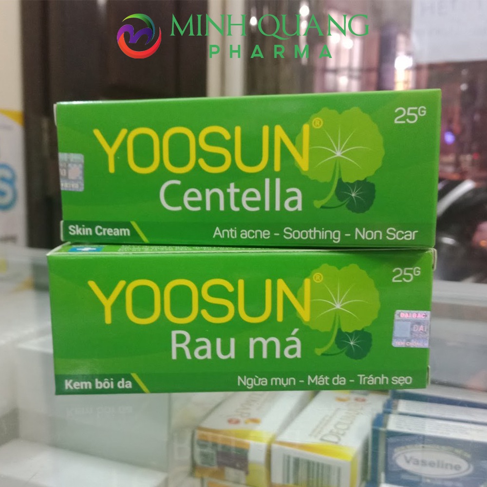 Kem YOOSUN RAU MÁ dịu mát da do cháy nắng, bỏng nhẹ tuýp 25g
