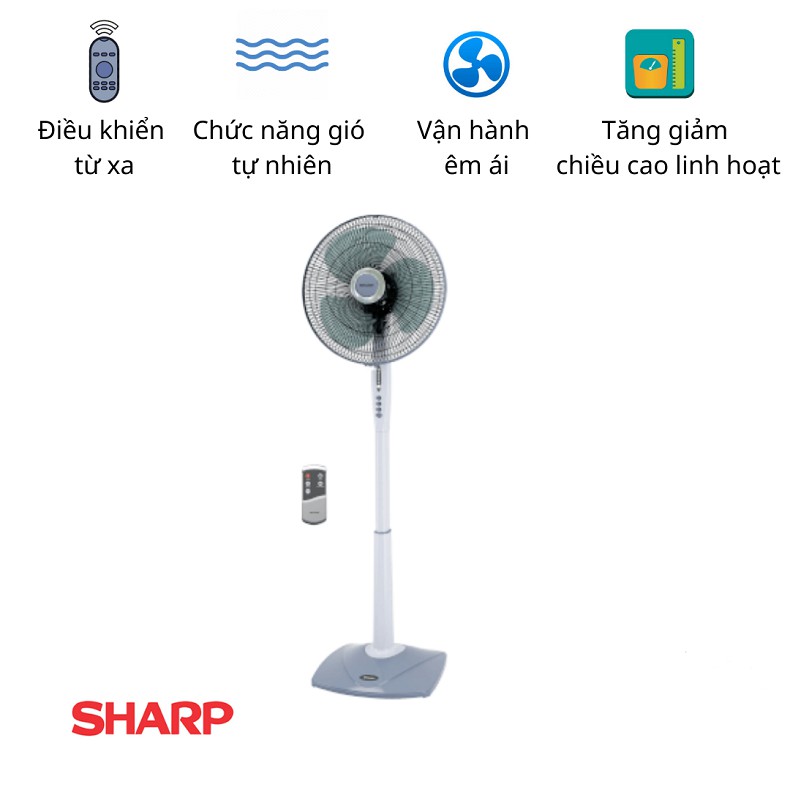 Quạt đứng Sharp PJ-S40RV [Chính Hãng]