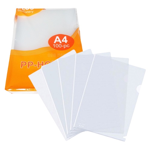 Bìa lá Plus A4 F4 file lá nhựa dày lưu trữ giấy tờ