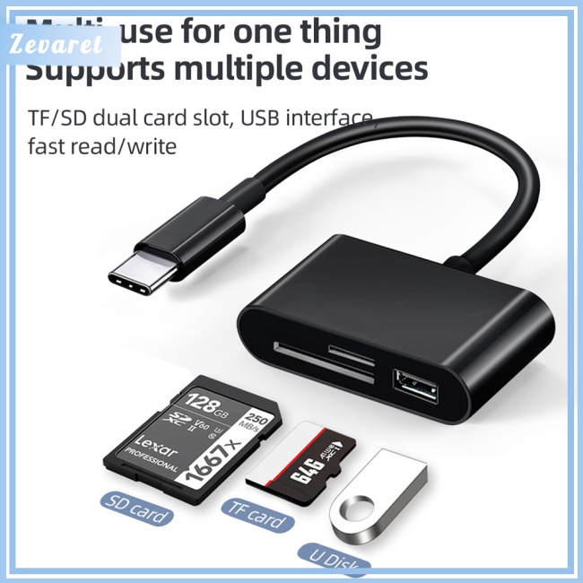 Đầu Đọc Thẻ Nhớ Micro Usb Sd/tf Đa Năng Cho Điện Thoại Android/Máy Tính