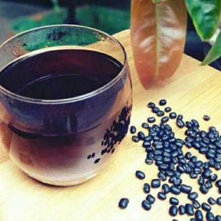 đậu đen xanh lòng rang sấy 1kg