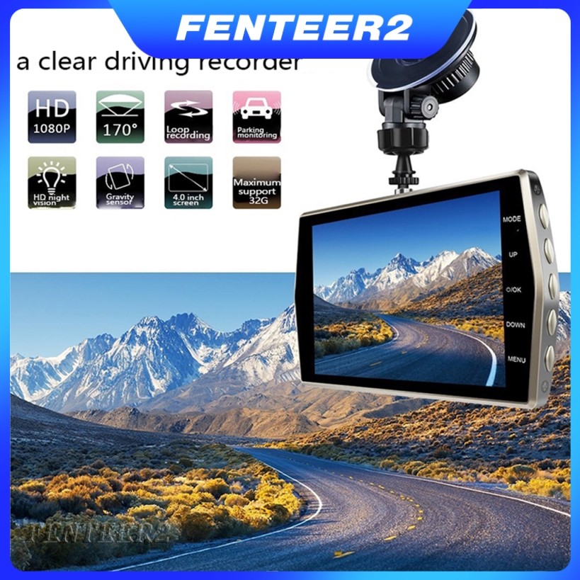 Gray, T667 DVR HD Car Camcorder 1080P Video Recorder 170 Degree Night Vision | BigBuy360 - bigbuy360.vn