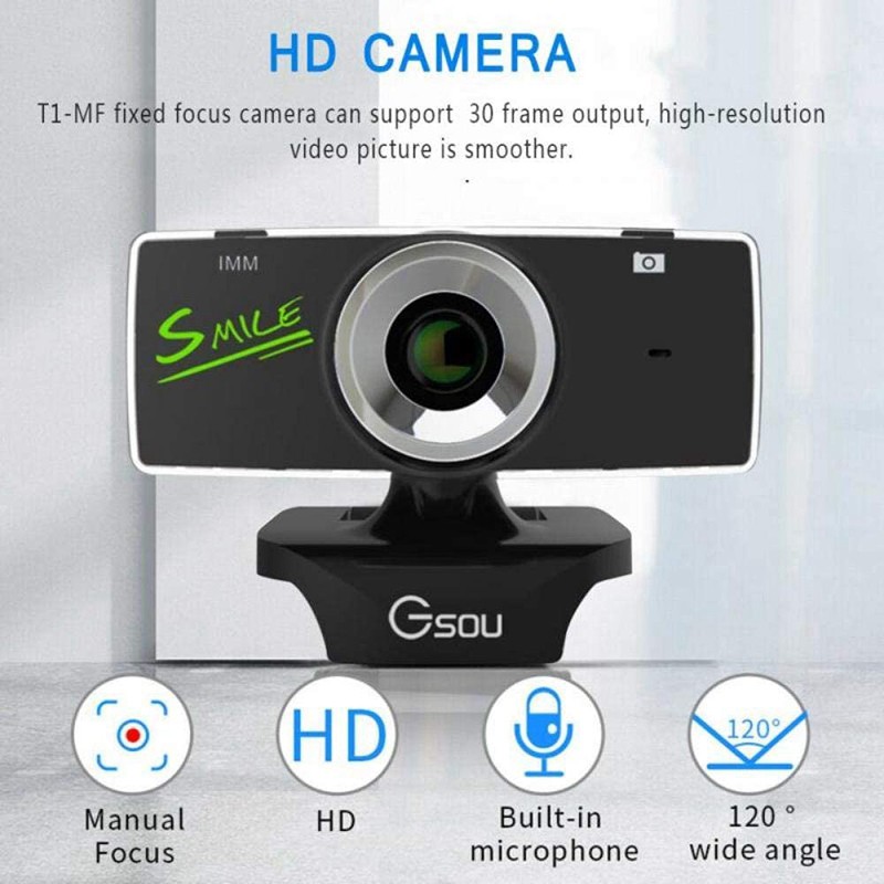 Webcam Usb 2.0 Hd Có Mic Cho Máy Tính Laptop