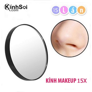 Kính soi trang điểm makeup 15X nhỏ gọn