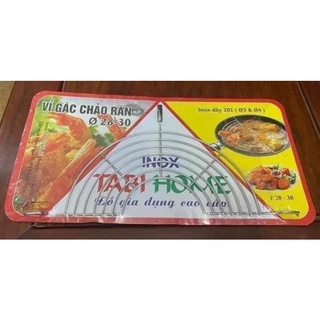 VỈ GÁC CHẢO RÁO MỠ INOX