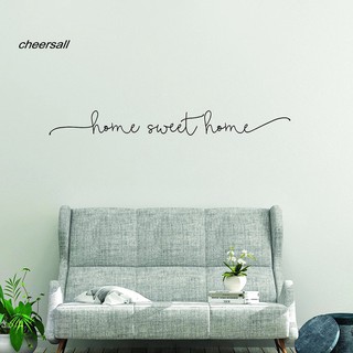 Nhãn dán tường chữ Home Sweet Home độc đáo CL