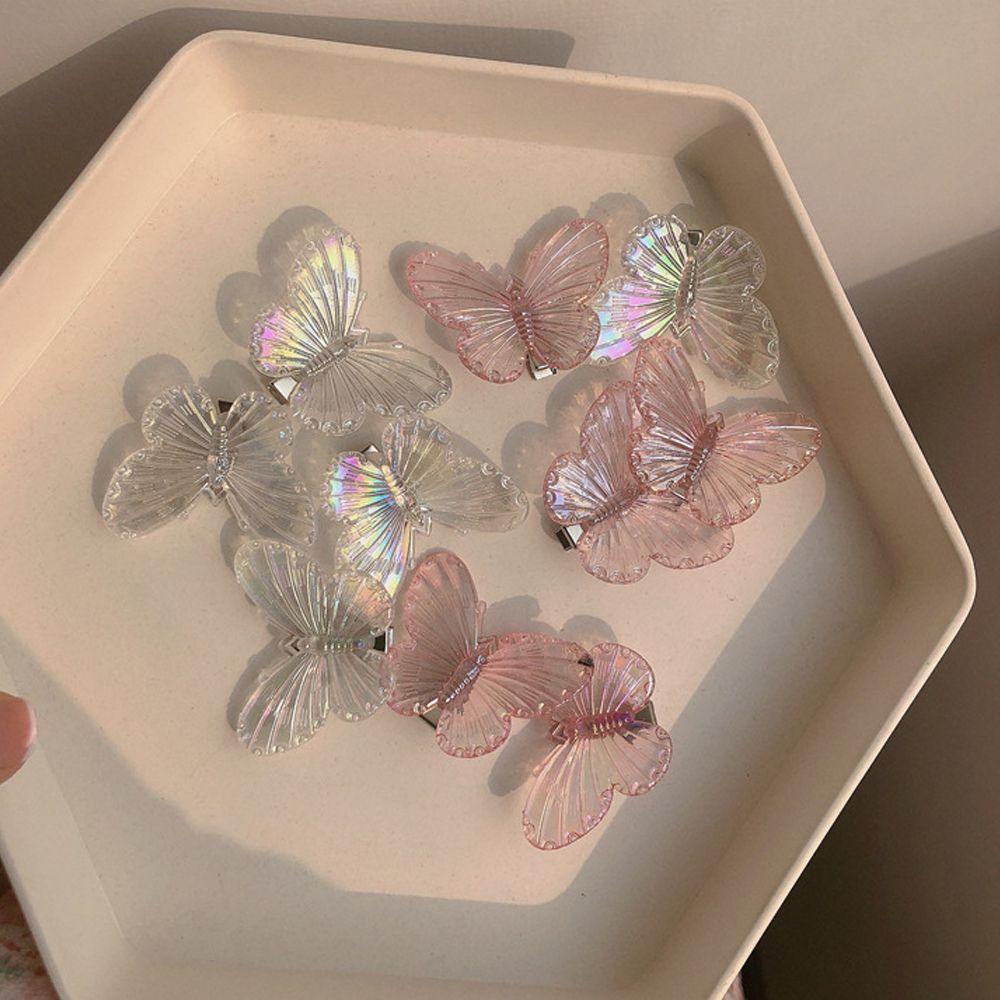 Kẹp Tóc Hình Bướm Ngọt Ngào Cho Nữ SOFTNESS