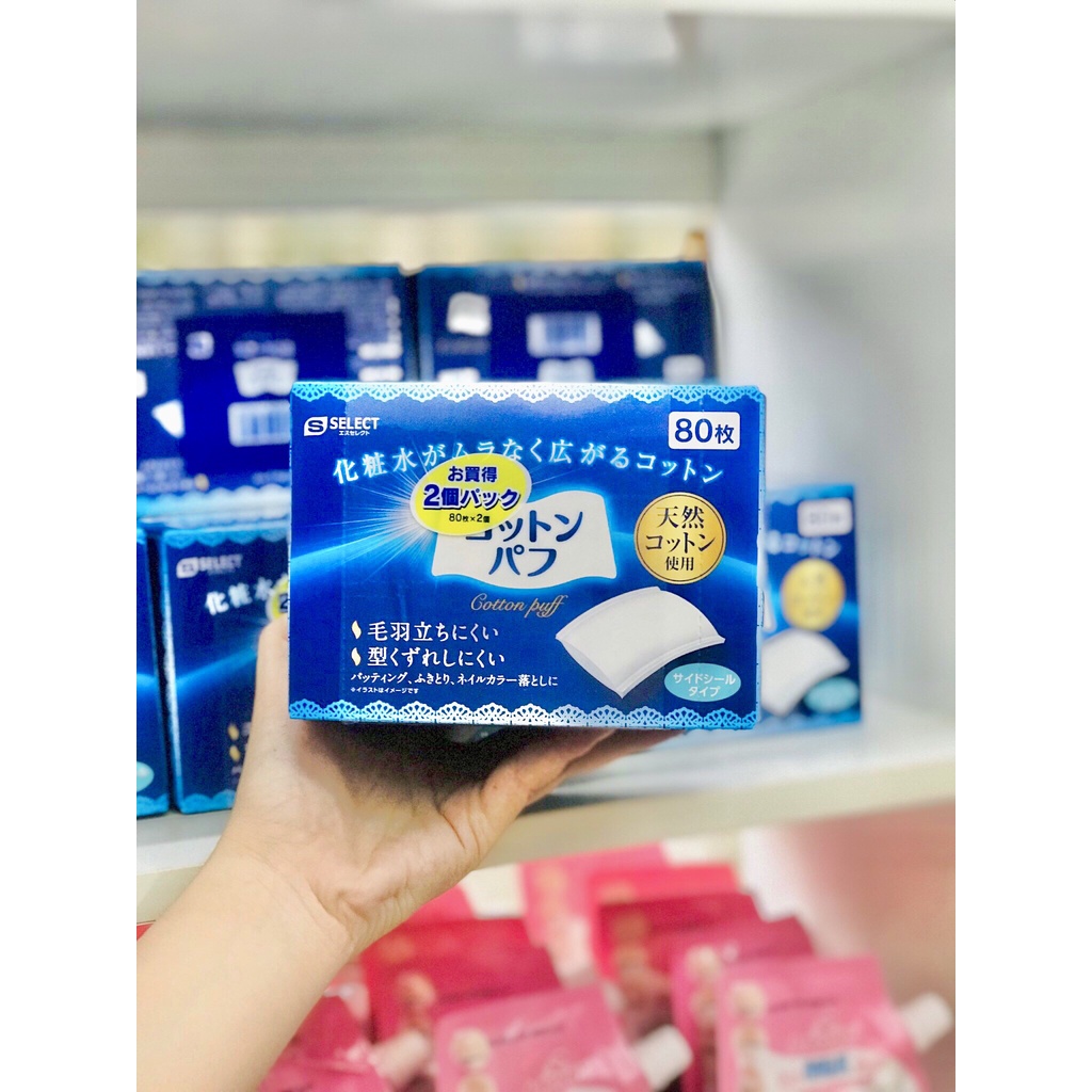 BÔNG TẨY TRANG S SELECT NHẬT BẢN