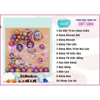 Set bong bóng trang trí sinh nhật | hati decor party