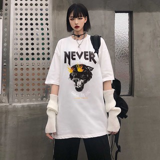 Áo Thun Nam Nữ Unisex Tay Lỡ Form Rộng Never, Áo Đôi Tay Lỡ Form Rộng Chất Cotton Menona