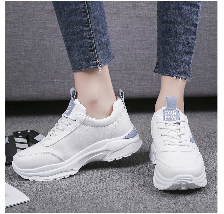 Giày Nữ Thể Thao Sneaker Hàng Hiệu Cao Cấp Màu Trắng Đẹp Phong Cách Hàn Quốc Dễ Phối Đi Học Đi Chơi