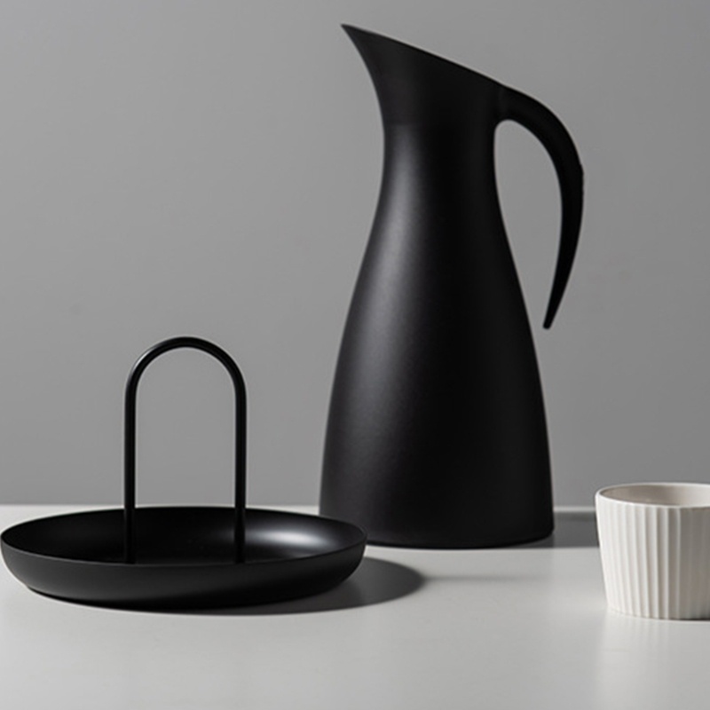 Khay Tròn Bằng Nhựa Đựng Đồ Trang Sức Có Tay Cầm Sắp Xếp Gọn Gàng Cho Nhà Bếp