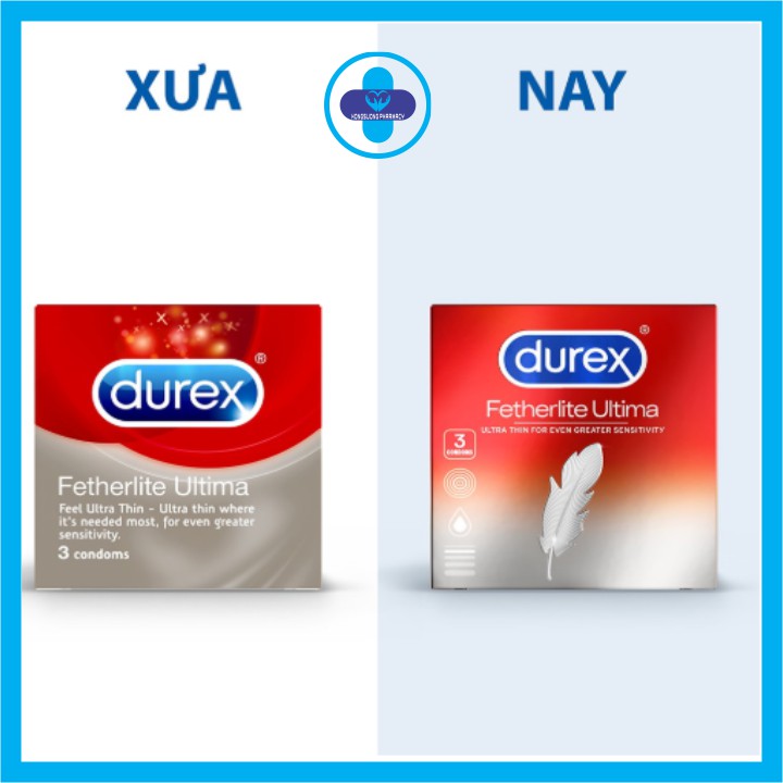 [CHÍNH HÃNG] Bao cao su Durex hộp 3 cái đủ các dòng