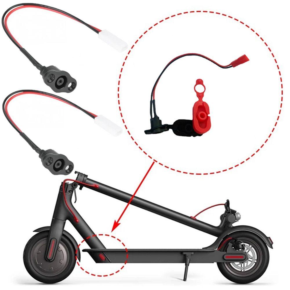 Bộ 1 / 2 Vỏ Bọc Lỗ Sạc Xe Scooter Điện Bằng Nhựa Chống Thấm Nước
