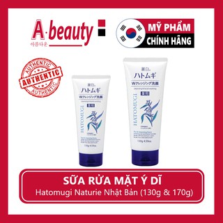 Sữa rửa mặt ý dĩ Hatomugi Naturie Nhật Bản (130g & 170g)