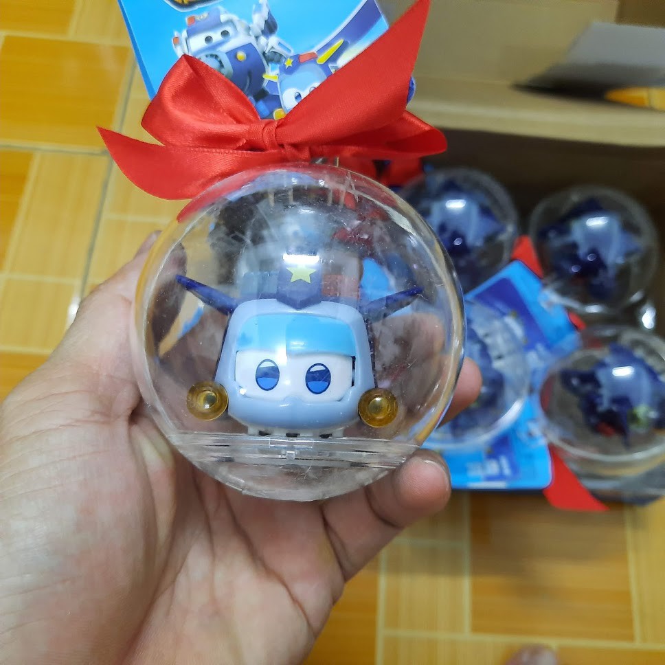 Mô hình thú cưng Super wings đội bay siêu đẳng Đồ chơi trẻ em siêu cấp Paul có đèn nháy sáng