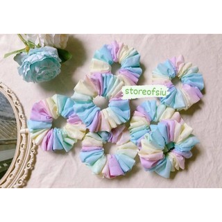 Scrunchies Rainbow Cầu Vồng - Dây Cột Tóc Vải