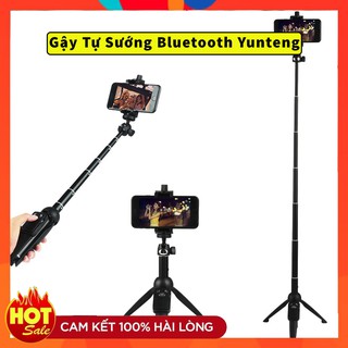 💥Gậy Tự Sướng Yunteng YT-9928 Kiêm Tripod 3 Chân Có Bluetooth Dành Cho Điện Thoại Hoặc Máy Ảnh Cỡ Nhỏ ✨ Tuấn Ngọc Came