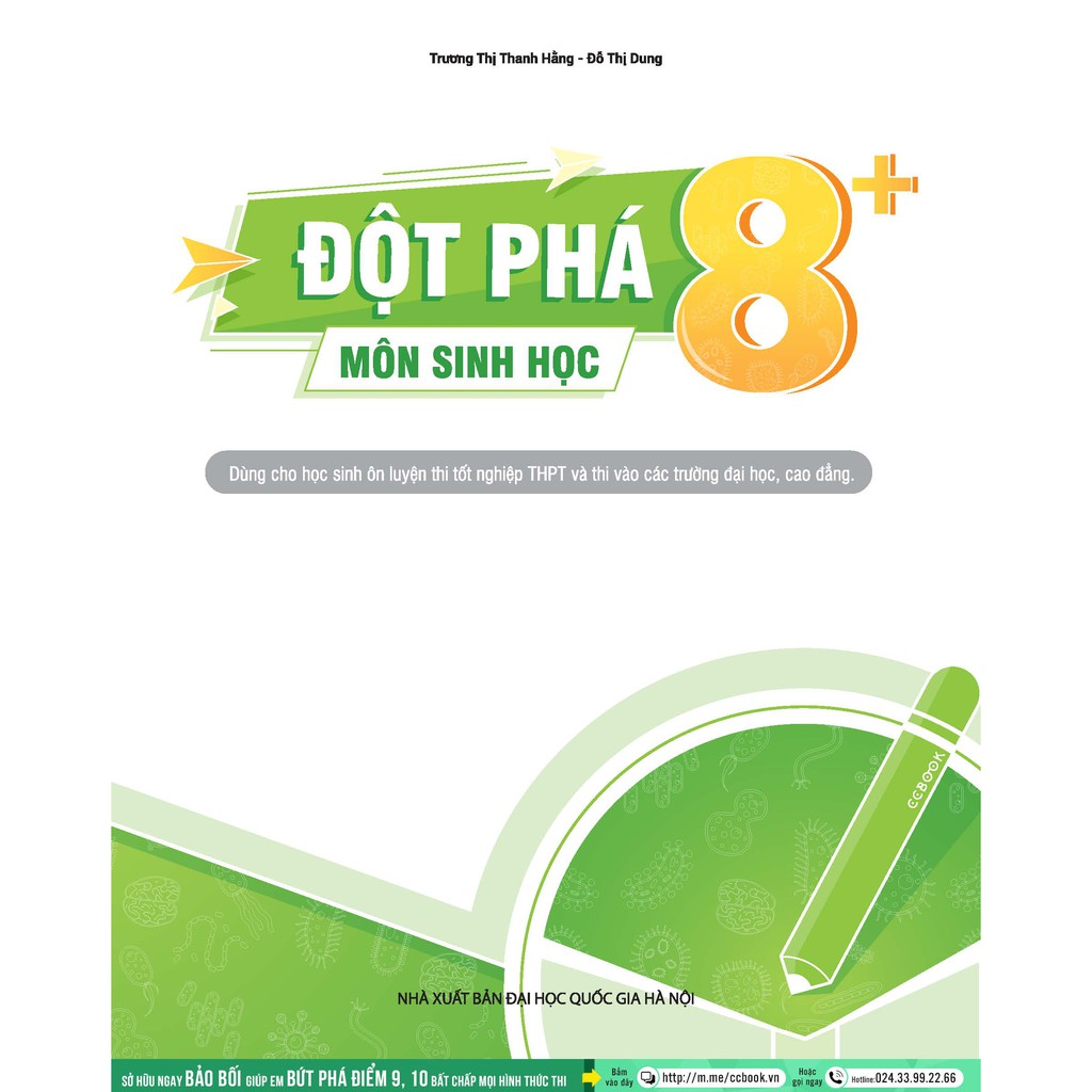 Sách - Đột phá 8+ môn Sinh học (tái bản 2020)