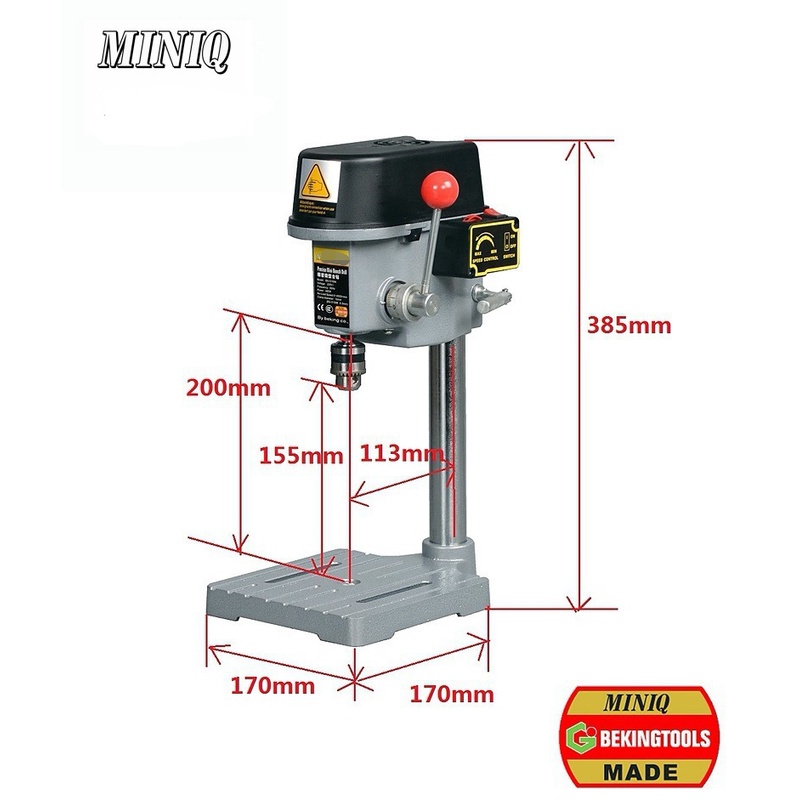 Máy khoan bàn miniQ 340W tốc độ cao