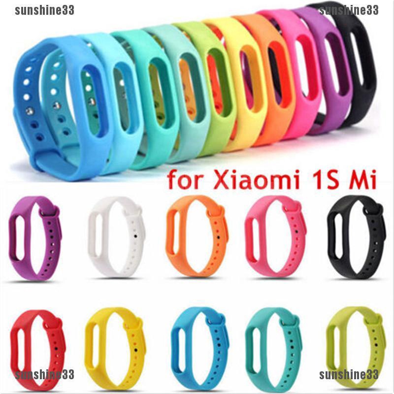 Dây Đeo Silicon Cho Đồng Hồ Thông Minh Xiaomi Miband 1 & 1s & Xiaomi Mi Band 1