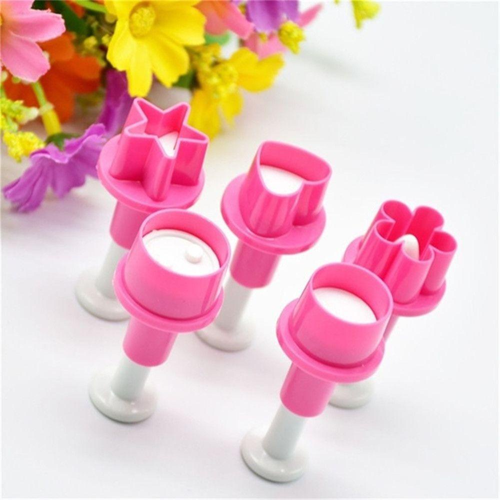 KRNY Bộ 5 Khuôn Cắt Bánh Quy Hình Trái Tim