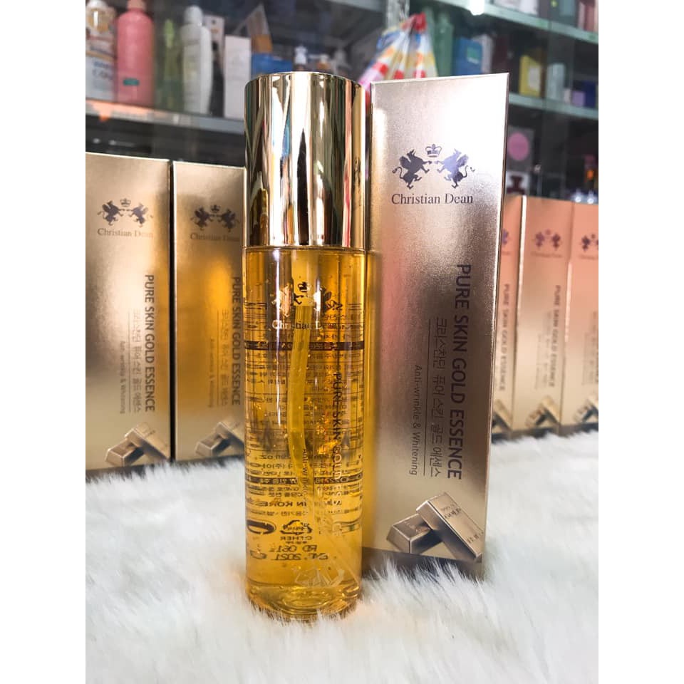 Tinh chất dưỡng da PURE SKIN Collagen &amp; Luxury Gold Essence HÀN QUỐC