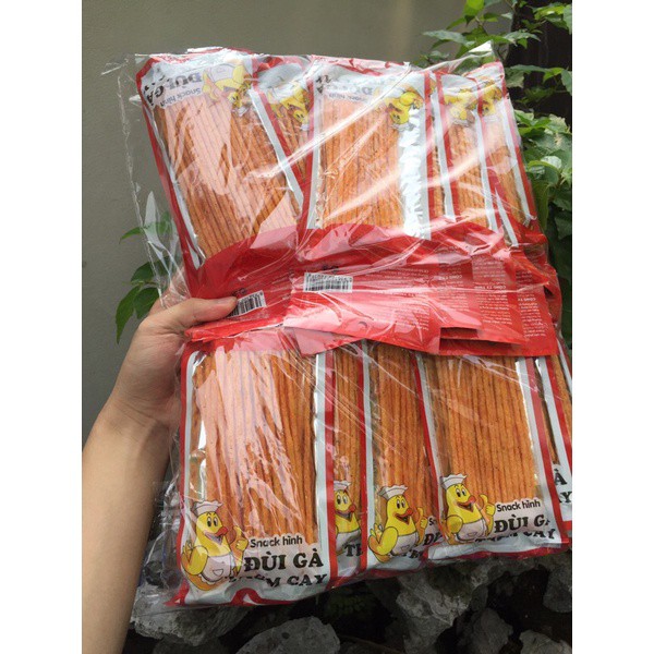 Combo 10 gói snack đùi gà thơm cay giòn ngon cực hot hàng chuẩn