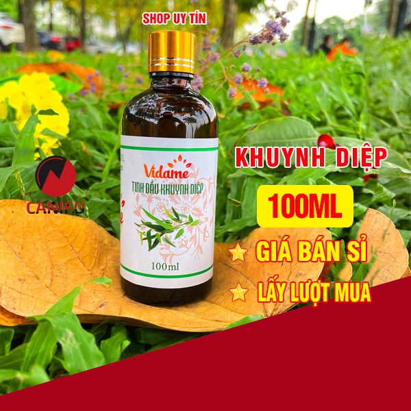 Tinh dầu khuynh diệp nguyên chất 100ml CANIFO có kiểm định chất lượng - Tinh dầu đuổi muỗi, khử mùi, xông phòng cho bé