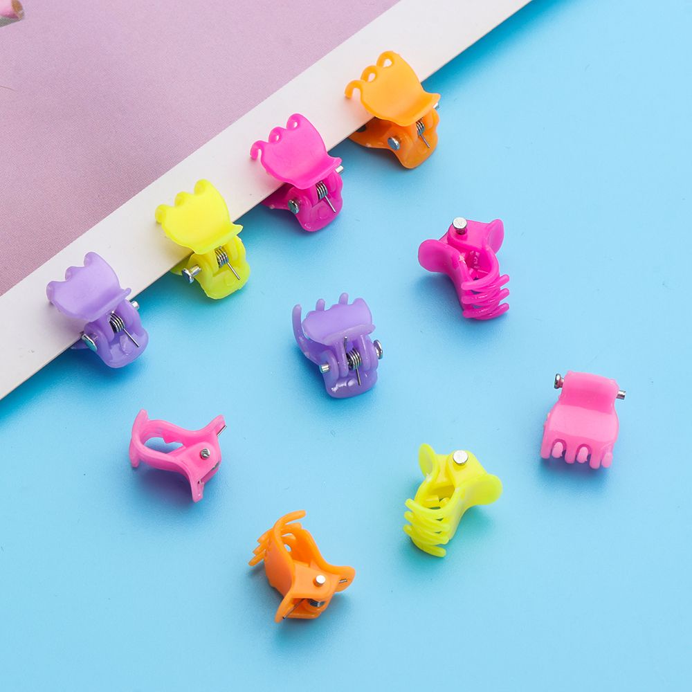 Set 10 kẹp tóc 1cm xinh xắn cho búp bê
