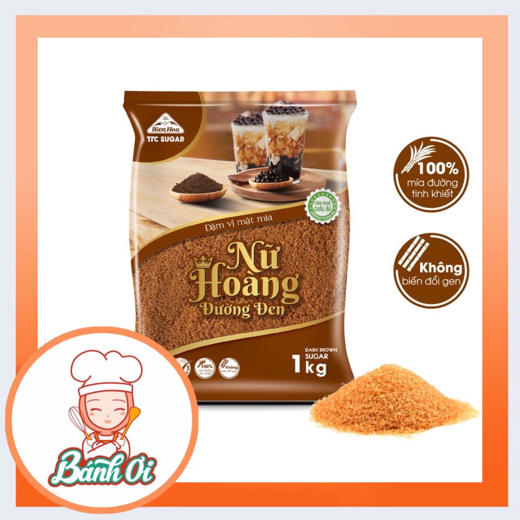 Đường đen nữ hoàng Biên Hòa túi 1kg