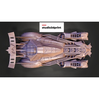 File in 3D Batmobile