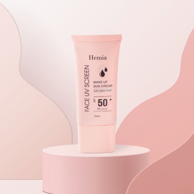 Kem chống nắng Hemia Hàn Quốc dành cho mặt Hemia MaKe Up Sun Cream Chính Hãng