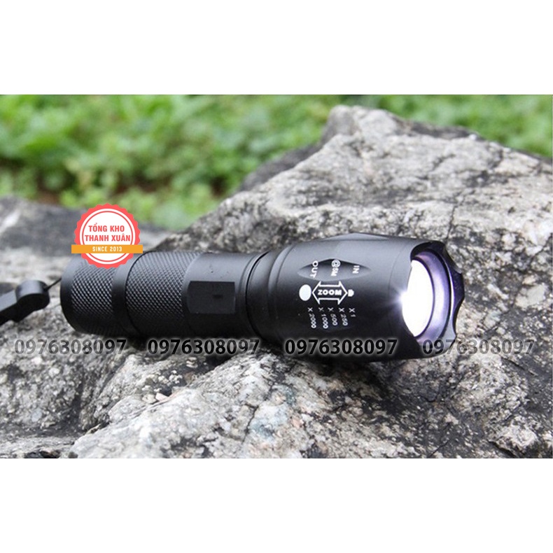 Đèn Pin Siêu Sáng UltraFire Led Cree XML T6 Cao Cấp Hợp Kim Chống Nước Pin Có Thể Sạc Lại Full Box ❤️RẺ VÔ ĐỊCH❤️