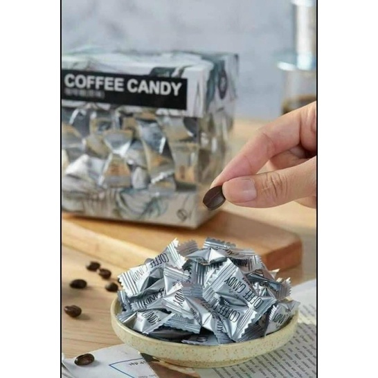 Kẹo Cà Phê Ít Đường Coffee Candy Đài Loan Hộp 50v