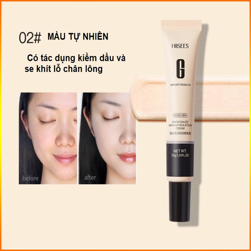 HOT 2021 - Kem lót trắng da - kem nền bb siêu che khuyết điểm thần thánh 30g | BigBuy360 - bigbuy360.vn