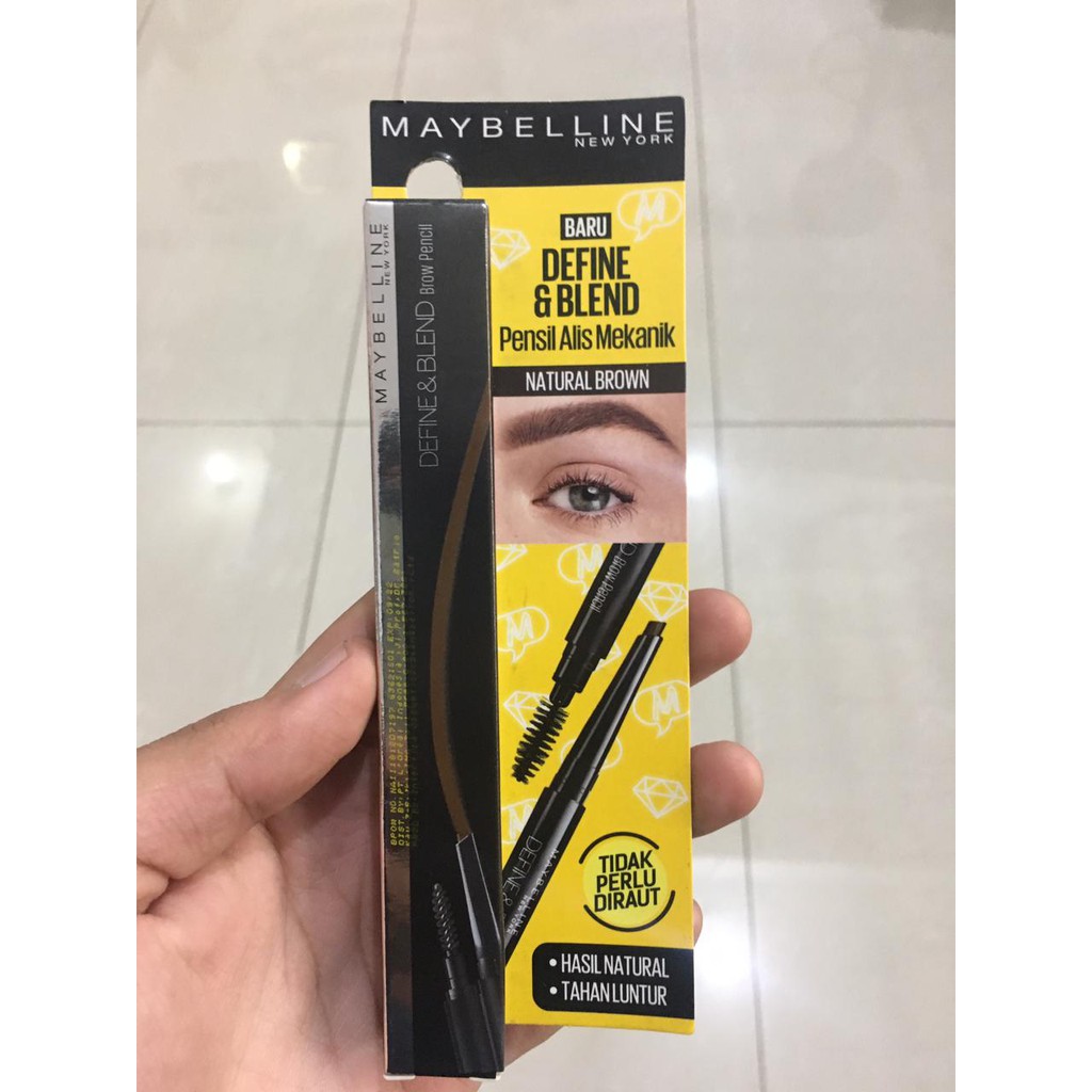 (Hàng Mới Về) Bút Chì Kẻ Lông Mày Màu Nâu Tự Nhiên Maybeline | BigBuy360 - bigbuy360.vn