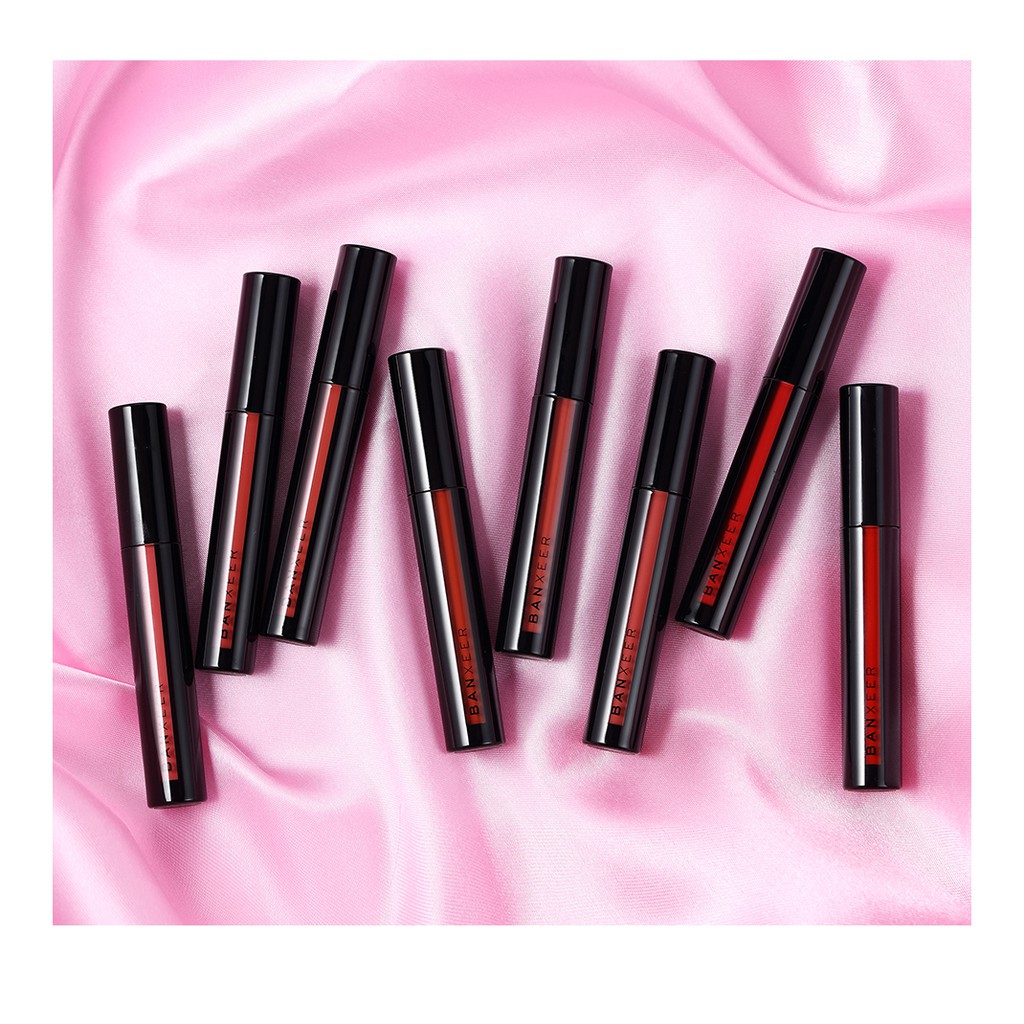 Son Môi BANXEER O.TWO.O Dạng Lỏng Hiệu Ứng Lì Mịn Như Nhung Lâu Trôi Gồm 8 Màu Tuỳ Chọn 3.5ml | BigBuy360 - bigbuy360.vn