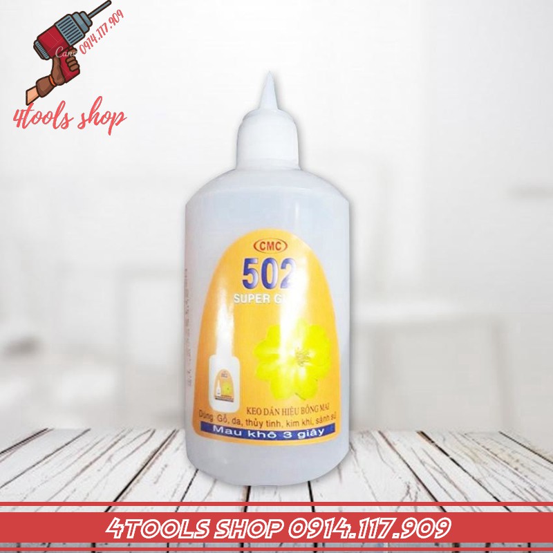 Keo dán sắt, gỗ ,... đa năng 502 cao cấp 70ml 100ml 200ml